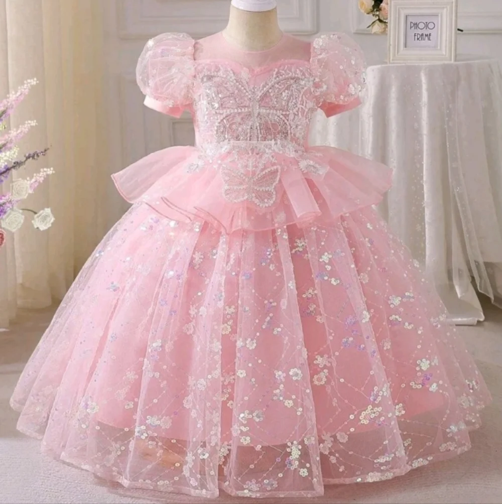 Elegant Pink Princess Dress